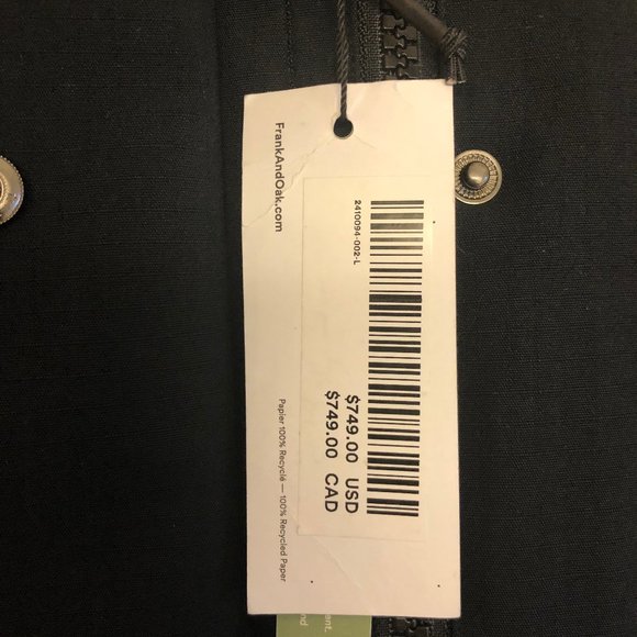 Frank & Oak Nova Parka *Brand New With Tags* - Picture 4 of 5